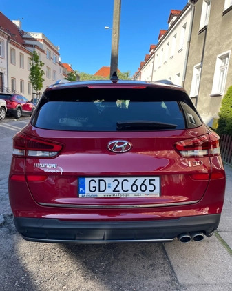 Hyundai I30 cena 79900 przebieg: 25406, rok produkcji 2022 z Gdańsk małe 154